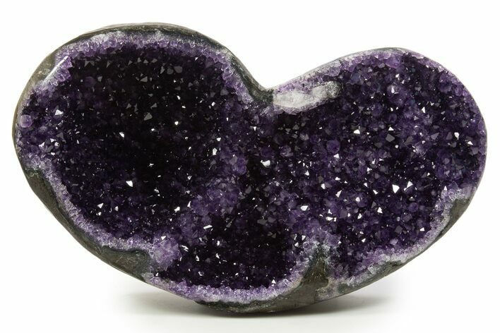 Sparkling Deep-Purple Amethyst Geode - Uruguay #342732